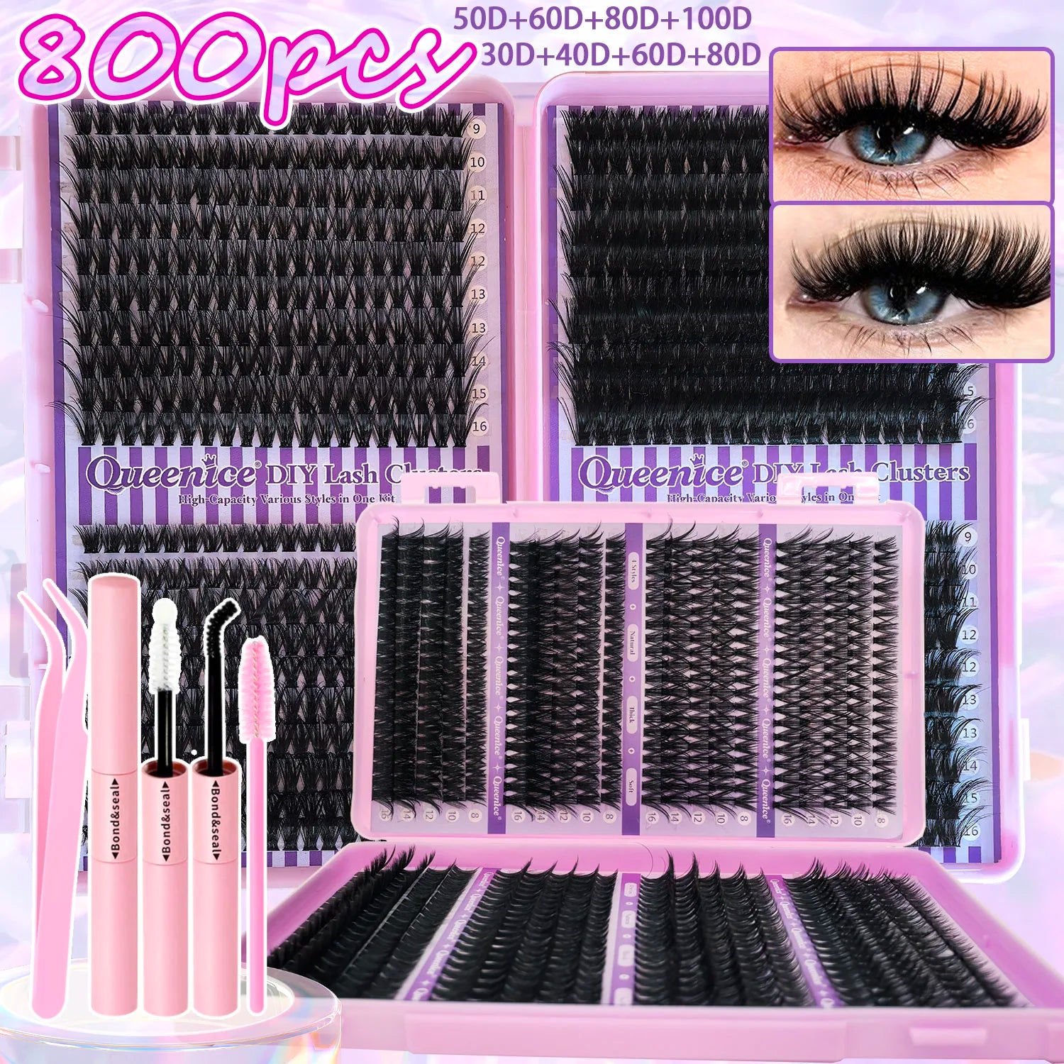DIY Fluffy Lash Clusters